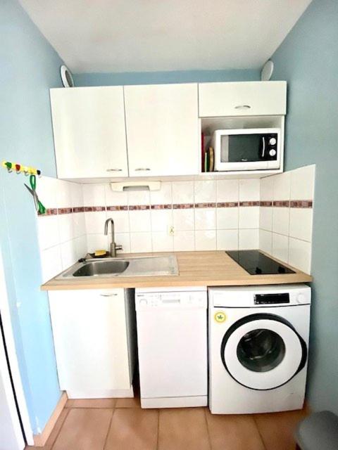 T2 cabine avec piscine collective, parking, climatisation, pour 4 personnes - Apartment - 4