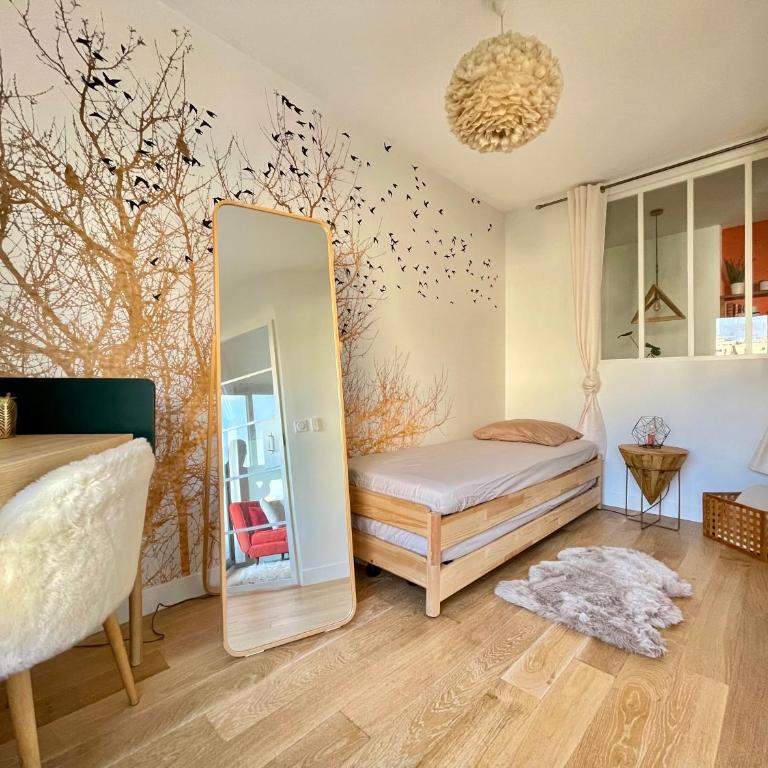 Magnifique 3 pièces de 55m2 au calme avec balcon - Appartement 2 Chambres avec Balcon - 7