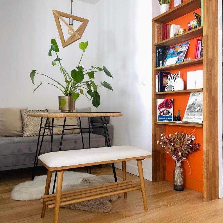 Magnifique 3 pièces de 55m2 au calme avec balcon - Appartement 2 Chambres avec Balcon - 3