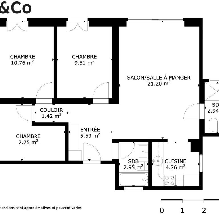 Flat with panoramic view, Bèla Yoûva #1 - Appartement 3 Chambres - 22
