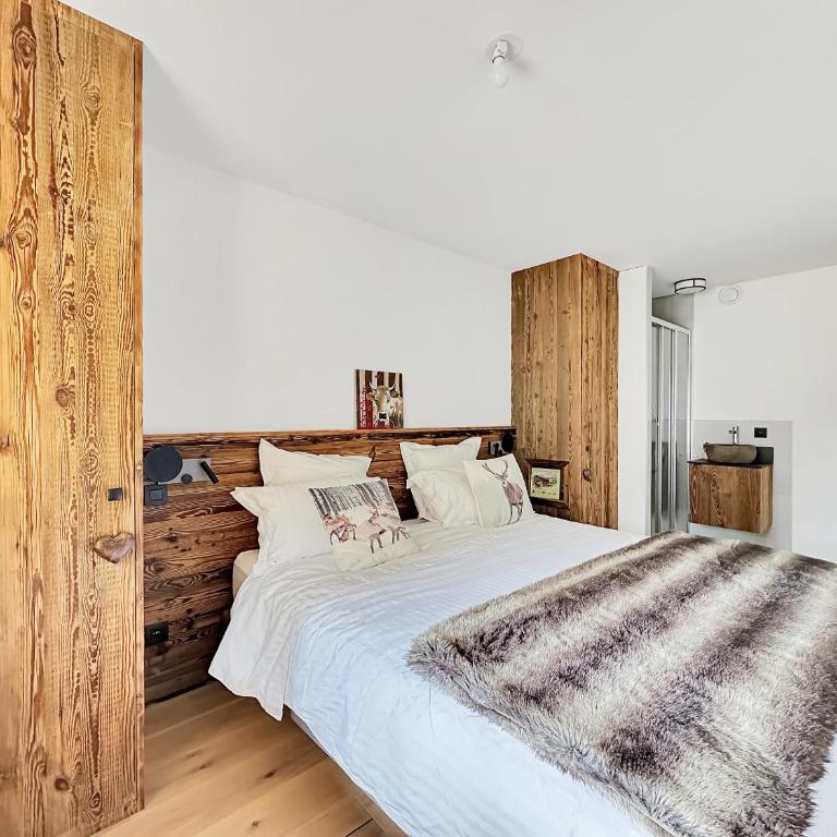 GRD114 Appartement standing 6 pers pied de piste - Apartment mit 3 Schlafzimmern und Bergblick - 5