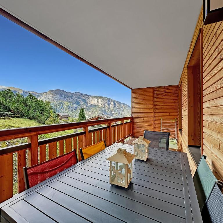 GRD114 Appartement standing 6 pers pied de piste - Apartment mit 3 Schlafzimmern und Bergblick - 12
