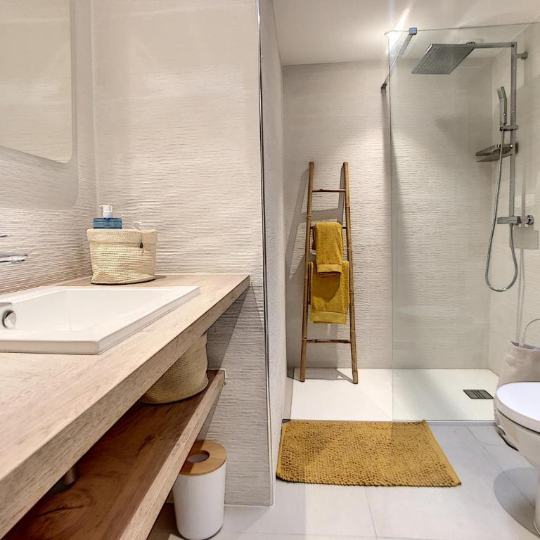 Superbe 3 pièces RDJ à 2 pas des plages 295L - Apartment mit Gartenblick - 16