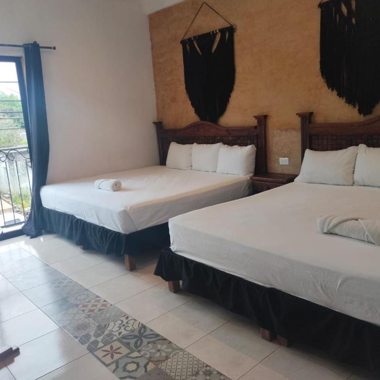 Hotel Casa Henequén - Habitación Doble con balcón - 1 o 2 camas - 4