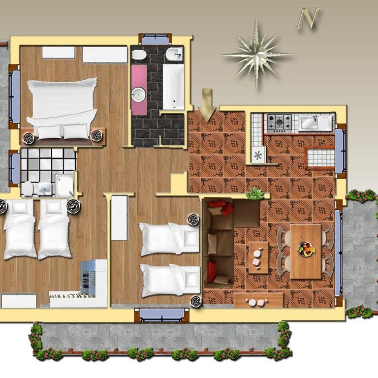 Le Petit Coq - Ampio e luminoso appartamento con vista - Appartamento con 3 Camere da Letto - 43