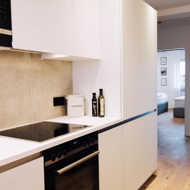 Die Karwendelsuite - 5 Sterne FeWo mit bestem Bergblick, zentrumsnah & ruhig gelegen, familienfreundlich - Two-Bedroom Apartment - 14