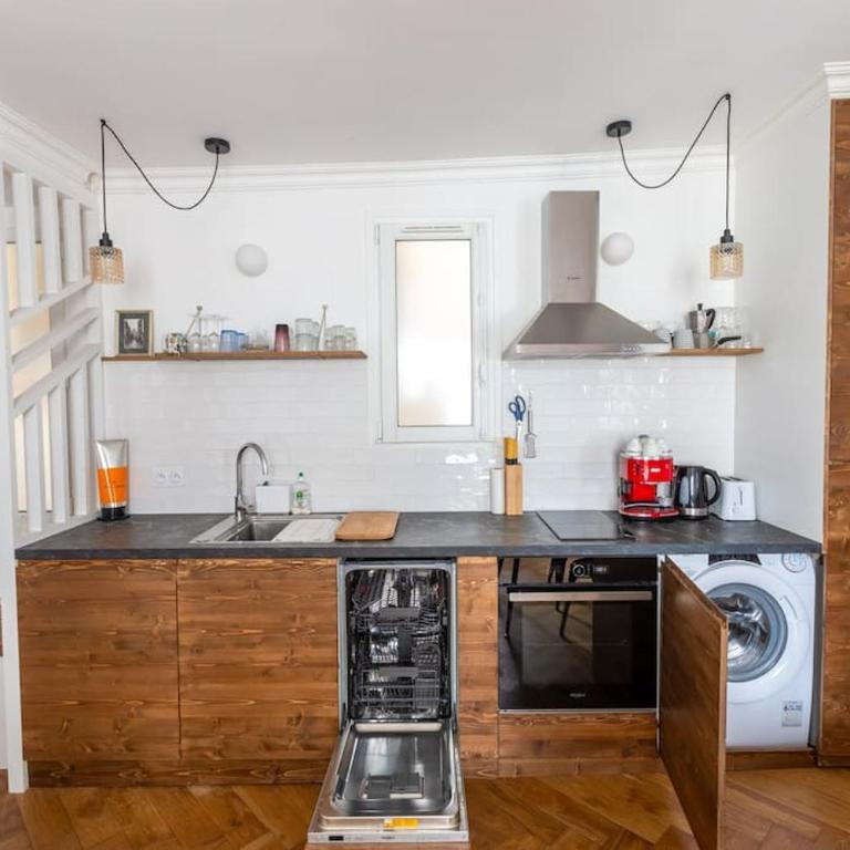 Appartement contemporain rénové dans le centre de Paris - Apartamento de 1 dormitorio - 6
