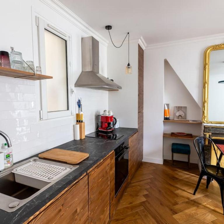 Appartement contemporain rénové dans le centre de Paris - Apartamento de 1 dormitorio - 31