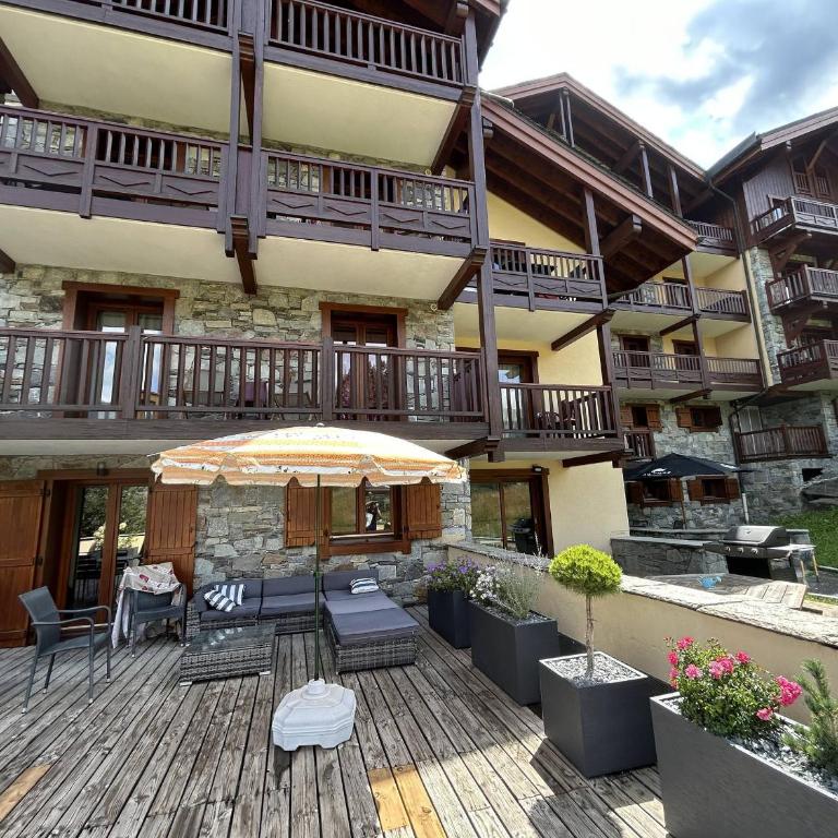 Luxueux Apt 8pers avec piscine & spa, pied de pistes, St Martin de Belleville - Appartement 3 Chambres - 15