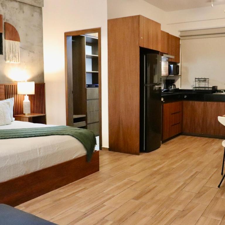 Sunset Kin Beach Apartments - Estudio con cama extragrande y sofá cama - 24