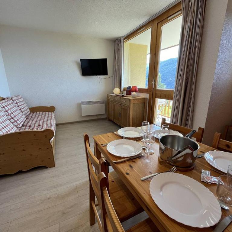 Studio rénové de 26 m² pour 4 pers avec balcon, accès pistes, animaux admis - Vallandry - Estudio - 6