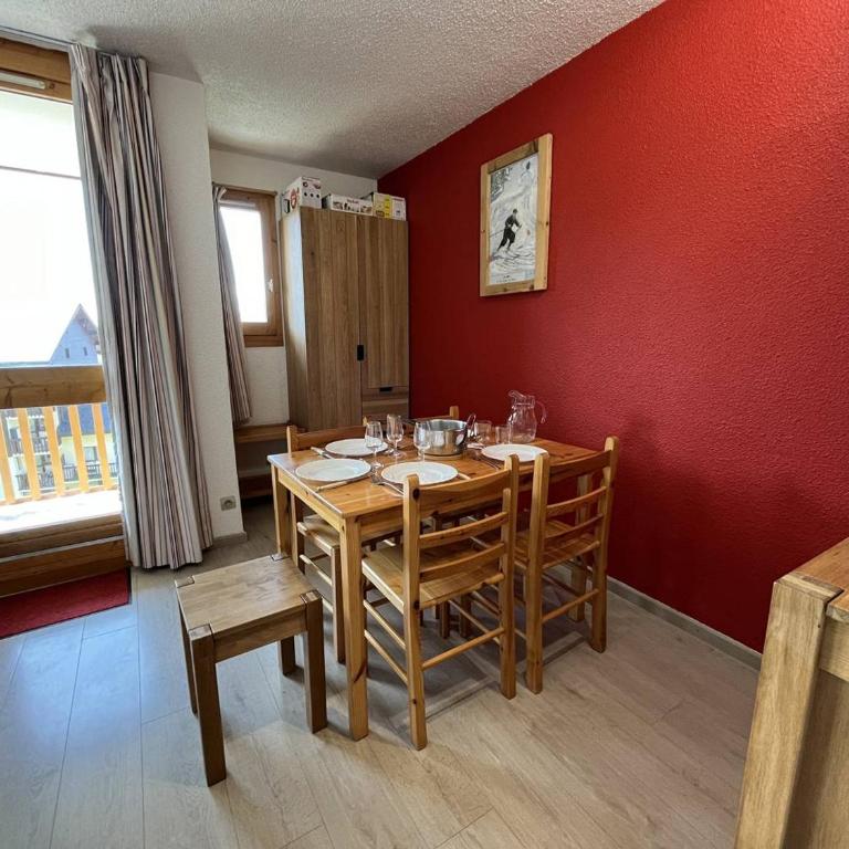 Studio rénové de 26 m² pour 4 pers avec balcon, accès pistes, animaux admis - Vallandry - Estudio - 7