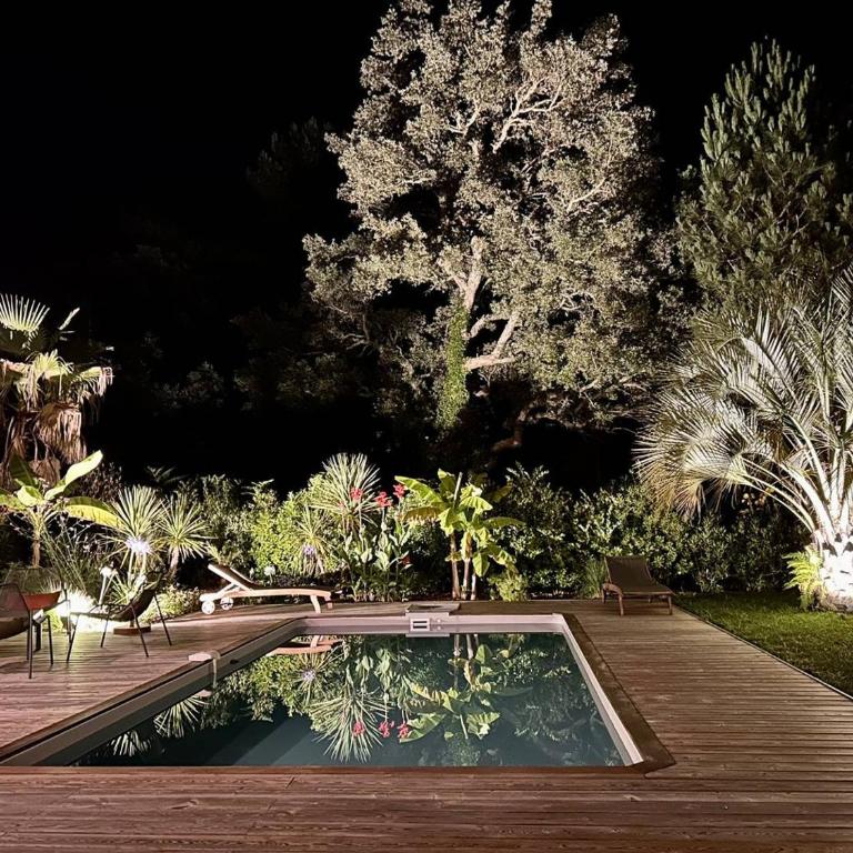 Villa avec piscine chauffée, jardin exotique, au calme proche plages et commerces, Capbreton - FR-1-791-17 - Villa - 2