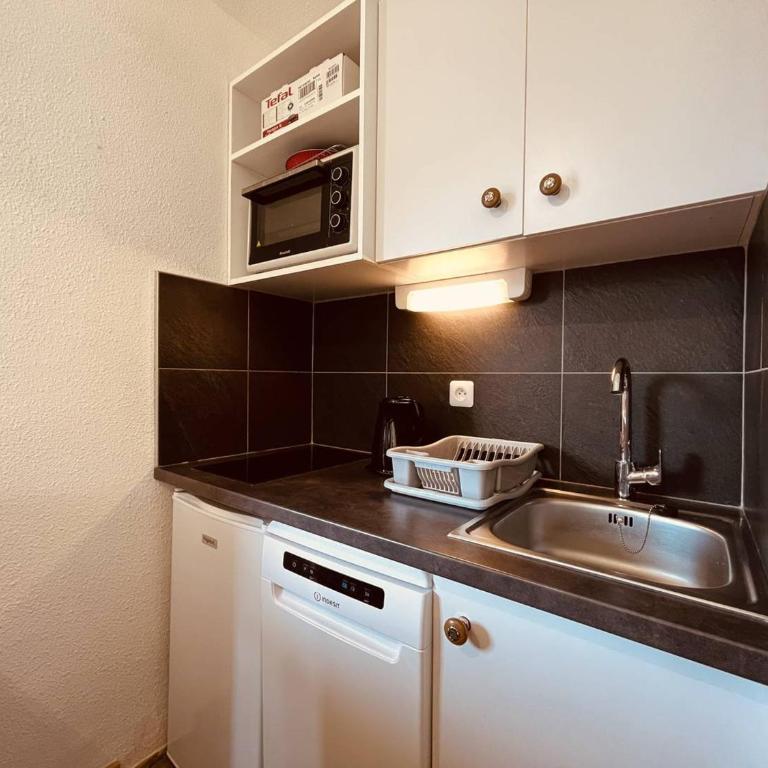 Vallandry: Apt 2 pièces 34m², 4 pers, proche pistes et centre, casier à skis - Appartement 1 Chambre - 2