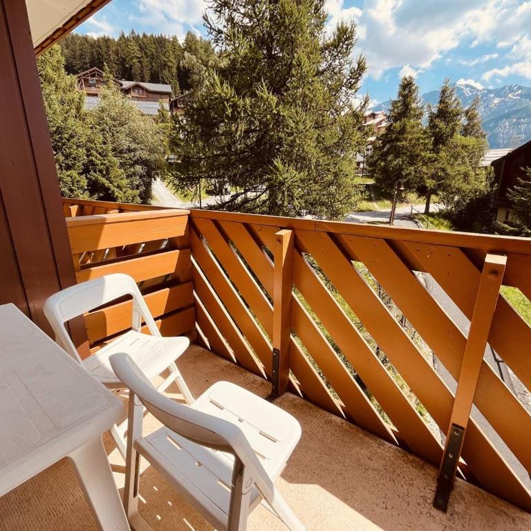 Vallandry: Apt 2 pièces 34m², 4 pers, proche pistes et centre, casier à skis - Appartement 1 Chambre - 9