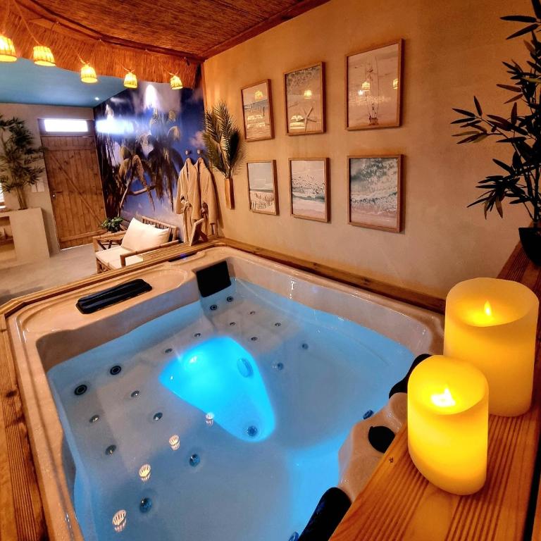 Les Spas de la Mer, Appart&Spa Aloha, 100m de la plage, Plein cœur du Grau - Appartamento con 1 Camera da Letto - 17