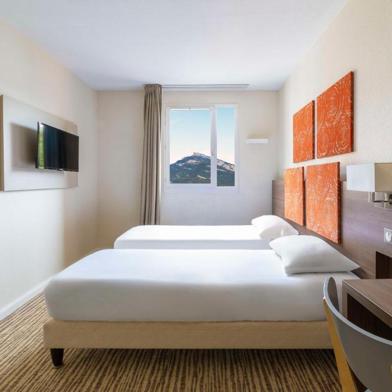 Kyriad Chambéry Centre - Hôtel et Résidence - Chambre Lits Jumeaux Standard - 1