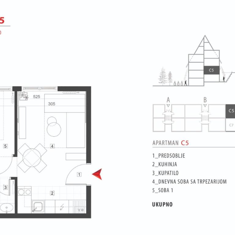 Apartman Petica Divčigora - One-Bedroom Apartment - 2