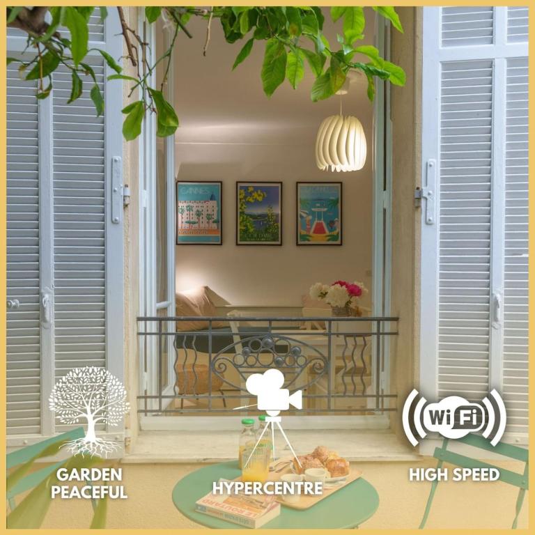Le Bosquet - Calme - Hypercentre - Clim - Jardin - Appartement 1 Chambre - 77