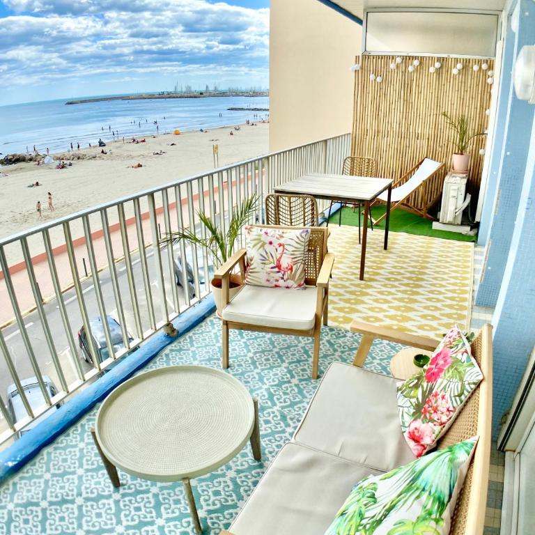 T2 Beach Paradise Vue Mer Palavas - Appartement 1 Chambre - 3