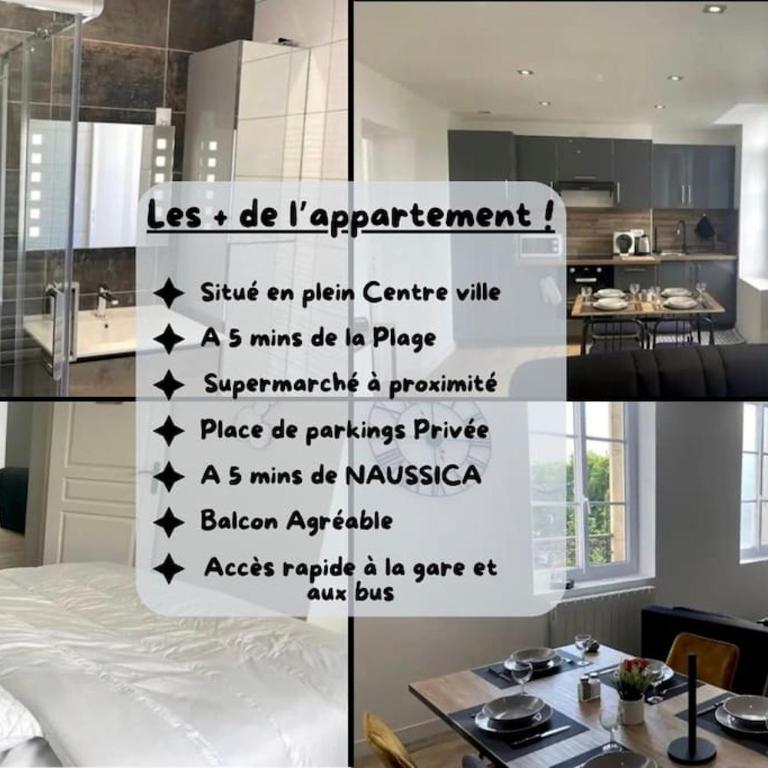 L'Escapade Côte d'Opale - Appartement 1 Chambre avec Balcon - 14