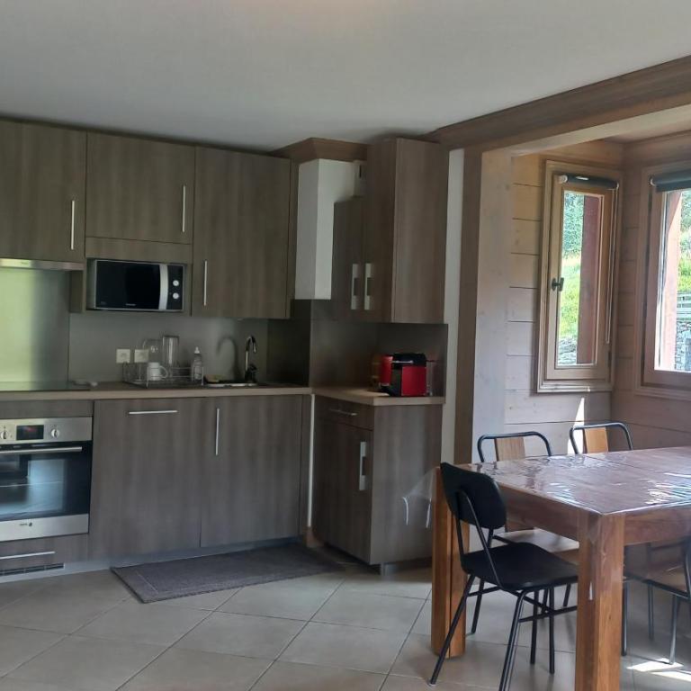 les 7 laux immobilier chalet D - Appartement Familial 2 Chambres avec Vue - 6