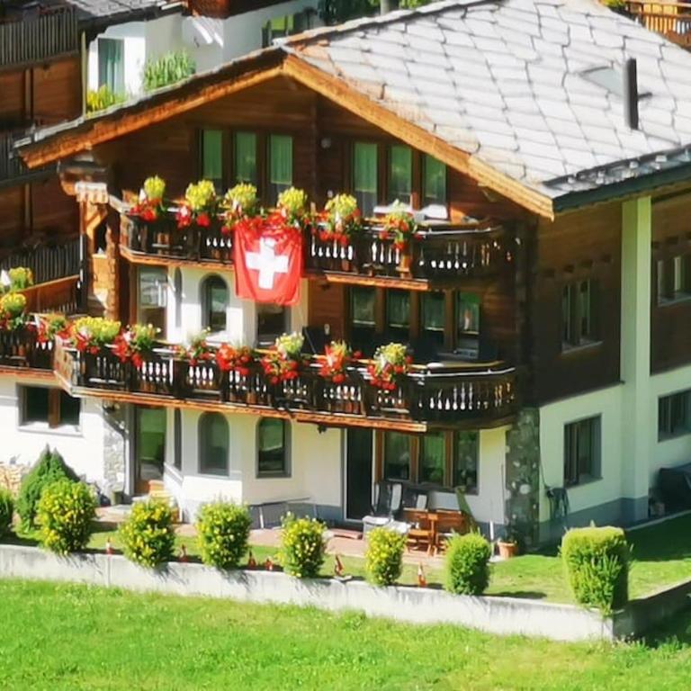 Maisonette Wohnung - Chalet Amethyst in Taesch bei Zermatt - Apartment mit Aussicht und Balkon - 17