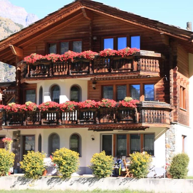 Maisonette Wohnung - Chalet Amethyst in Taesch bei Zermatt - Apartment mit Aussicht und Balkon - 16