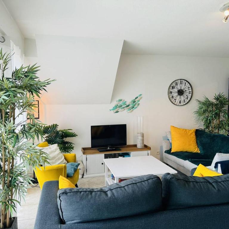 3 pièces plein centre, parking, 400m plage, wifi, classé 3 étoiles - Appartement 2 Chambres avec Terrasse - 1