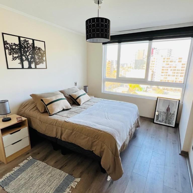 Moderno y amplio Departamento 1D1B con fabulosa Vista al Parque Ecuador y a la ciudad - Apartamento de 1 dormitorio - 1