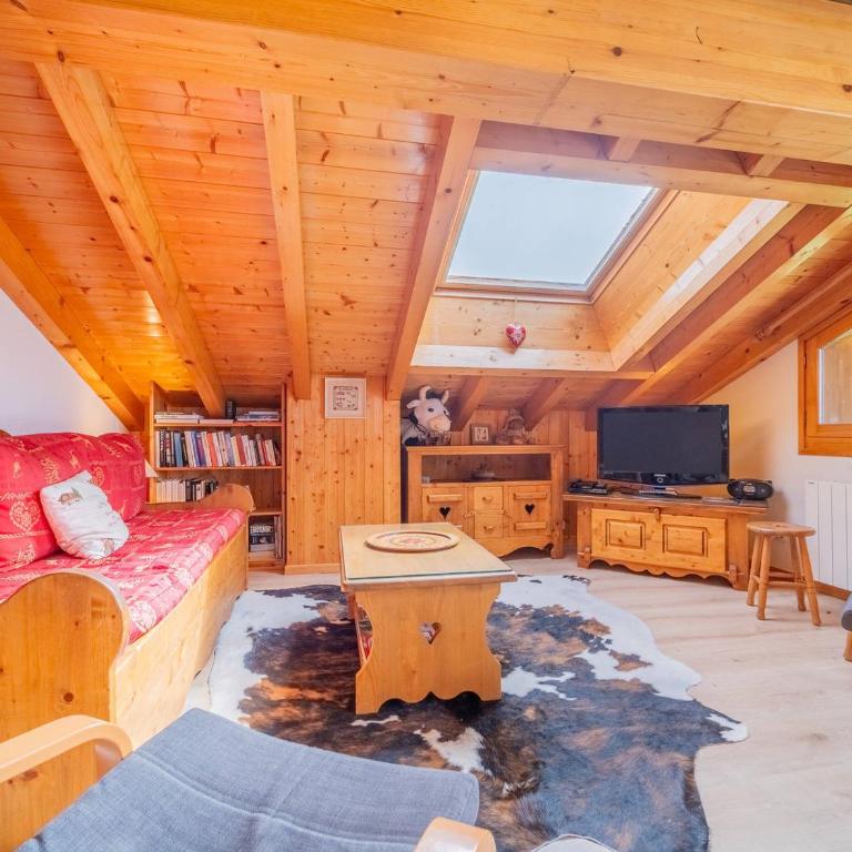 Grand appart 3 pièces, 8 pers, garage, wifi, La Clusaz - FR-1-437-114 - Apartamento - 3