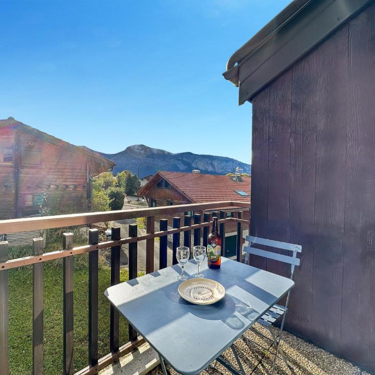 bar08 2 pieces mezzanine 6 pers - One-Bedroom Apartment with Balcony - 11