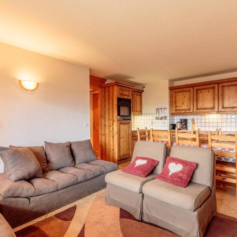 Appartement ski-in/ski-out 4 chambres, 8 pers, parking couvert, WiFi - FR-1-352-82 - Appartement - 3