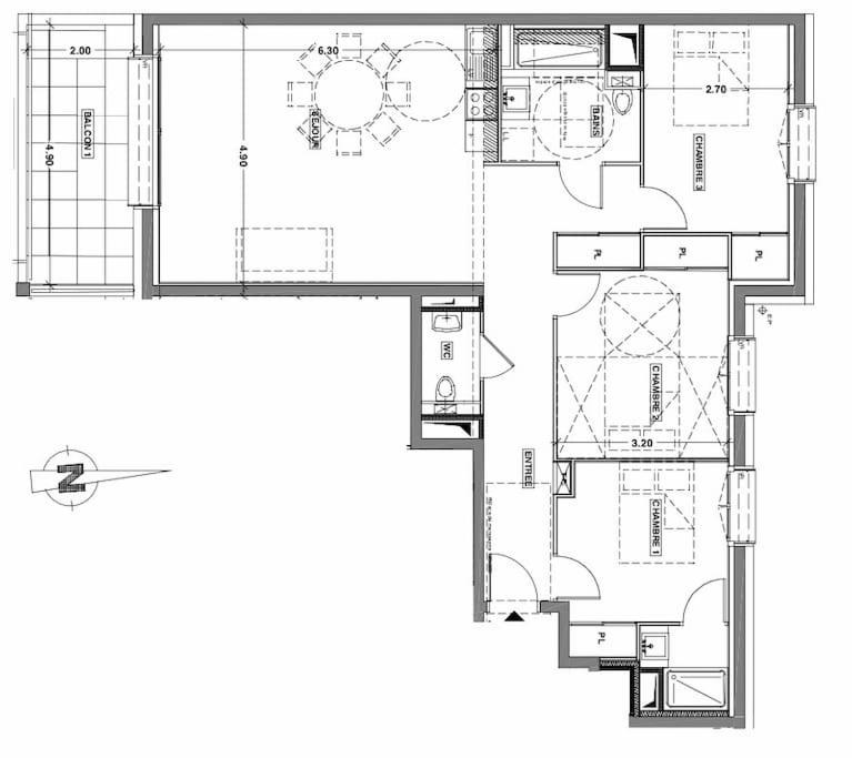 Ski in and ski out in Oz, Alpe d'Huez - Appartement 3 Chambres Premium - 25