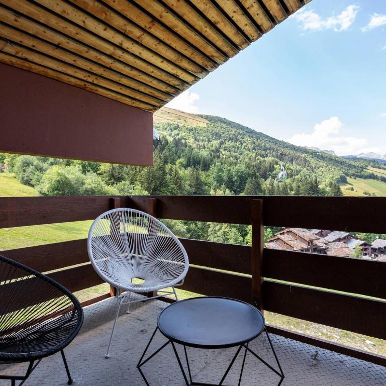 Appartement skis aux pieds avec WiFi, 5 personnes - Appartement 2 Chambres - 5