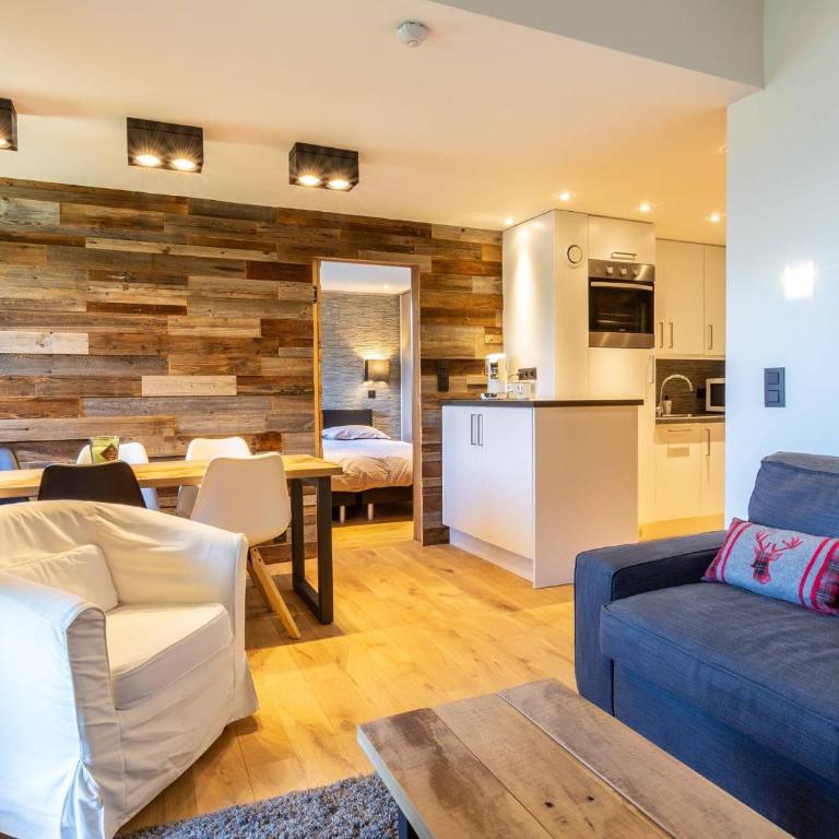Appartement skis aux pieds avec WiFi, 5 personnes - Appartement 2 Chambres - 6