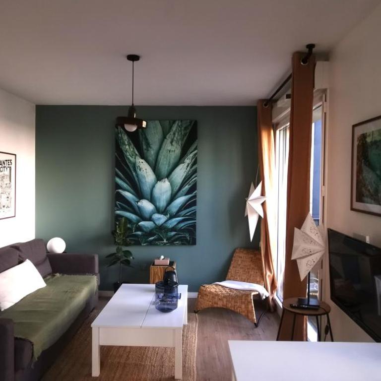 Appart T2 l'île de Nantes avec parking privé - One-Bedroom Apartment - 3