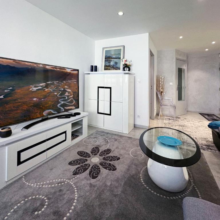 Chez Vélia Grand 4 pièces, parking privé et emplacement idéal - Three-Bedroom Apartment - 11