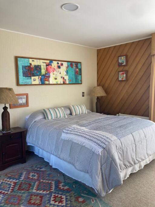 Molco, con piscina y acceso lago - Six-Bedroom House - 17