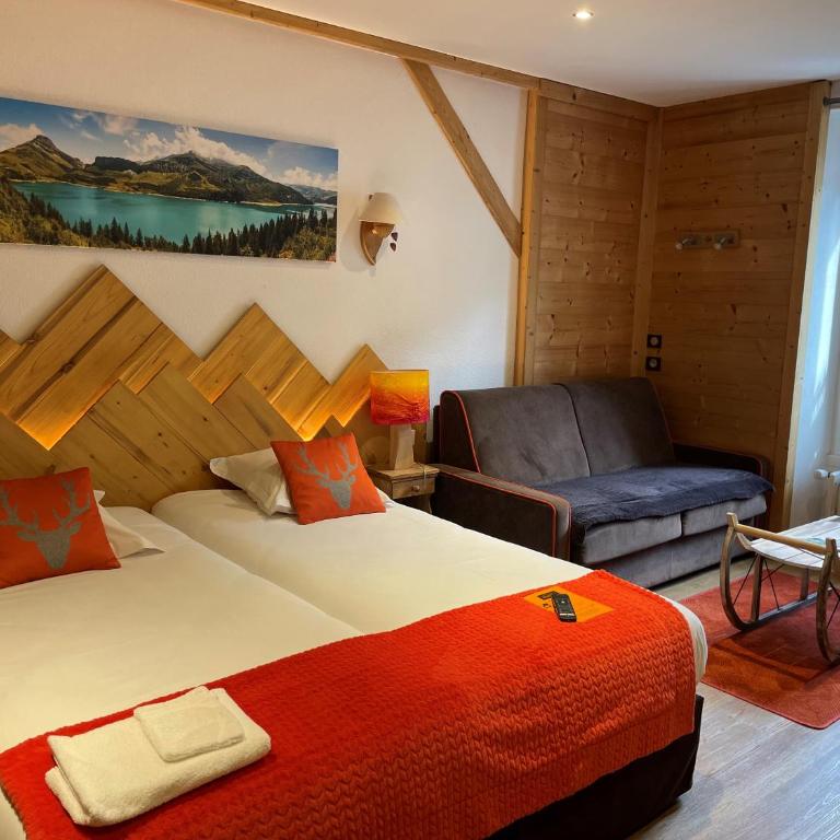 Hôtel du Grand-Mont - Zweibettzimmer - 5