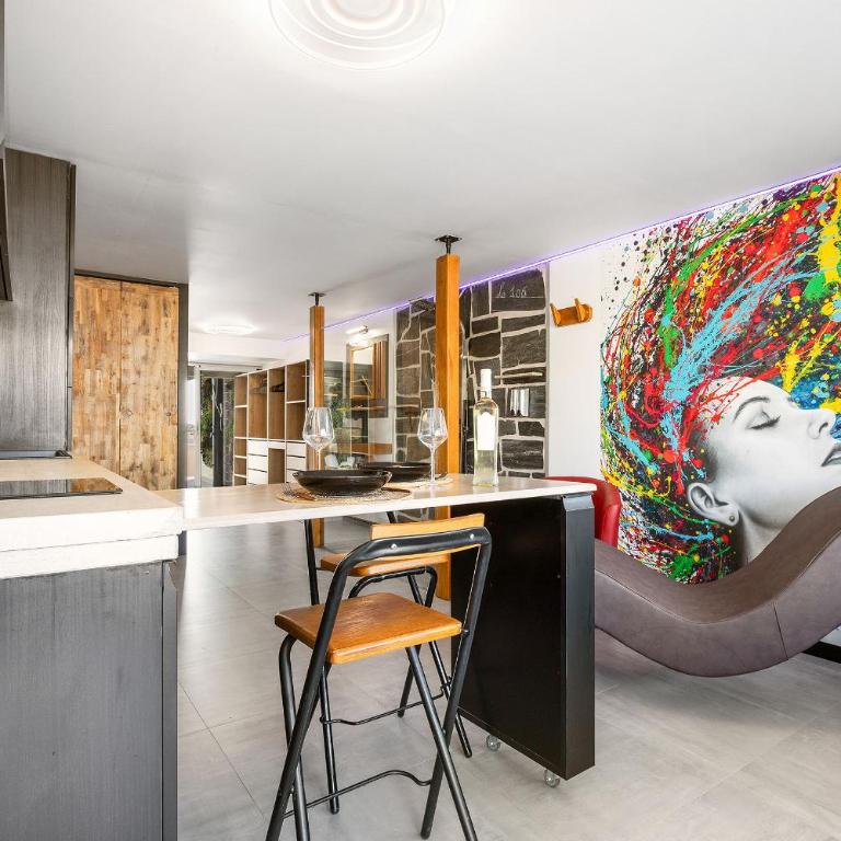 L'atypique - appartement luxe - double terrasse - plage - Port Nature 1 - Village Naturiste - One-Bedroom Apartment - 6