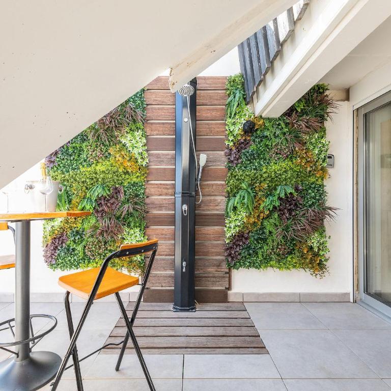L'atypique - appartement luxe - double terrasse - plage - Port Nature 1 - Village Naturiste - One-Bedroom Apartment - 22