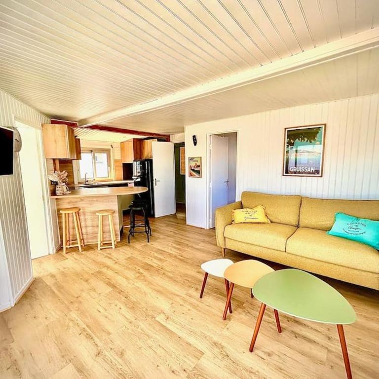 Chalet 4 à 6 pers Terrasse vue mer - Maison 2 Chambres - 7