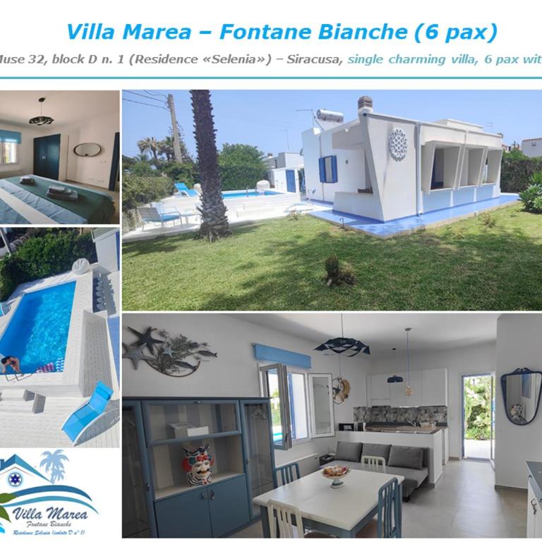 Pool Seaside Relais - VILLE Ninfea, Marea, Rosa e Cassiopea - Fontane Bianche - Maison 2 Chambres - 6