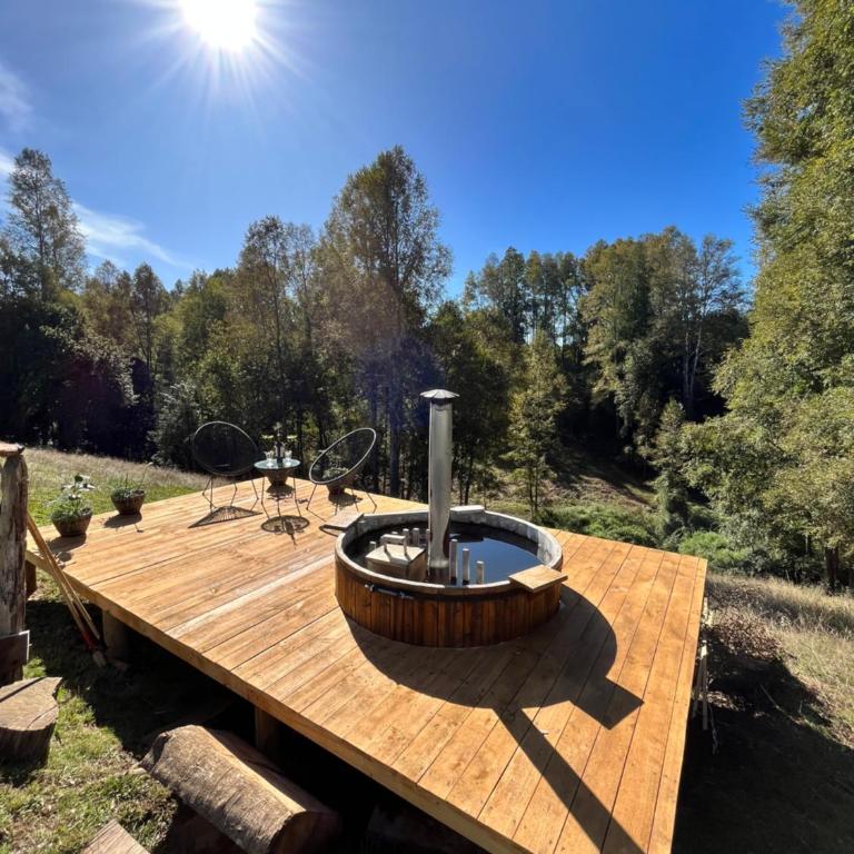 Colico Lodge - tinaja -terraza - Two-Bedroom House - 1