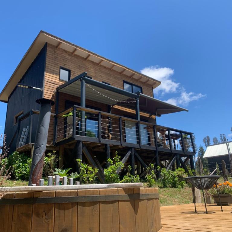 Colico Lodge - tinaja -terraza - Two-Bedroom House - 7