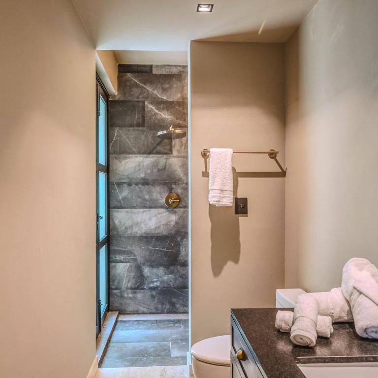 Art Design Loft with Pool, Big Gym, SPA, Hot Tub - One-Bedroom Apartment - 20