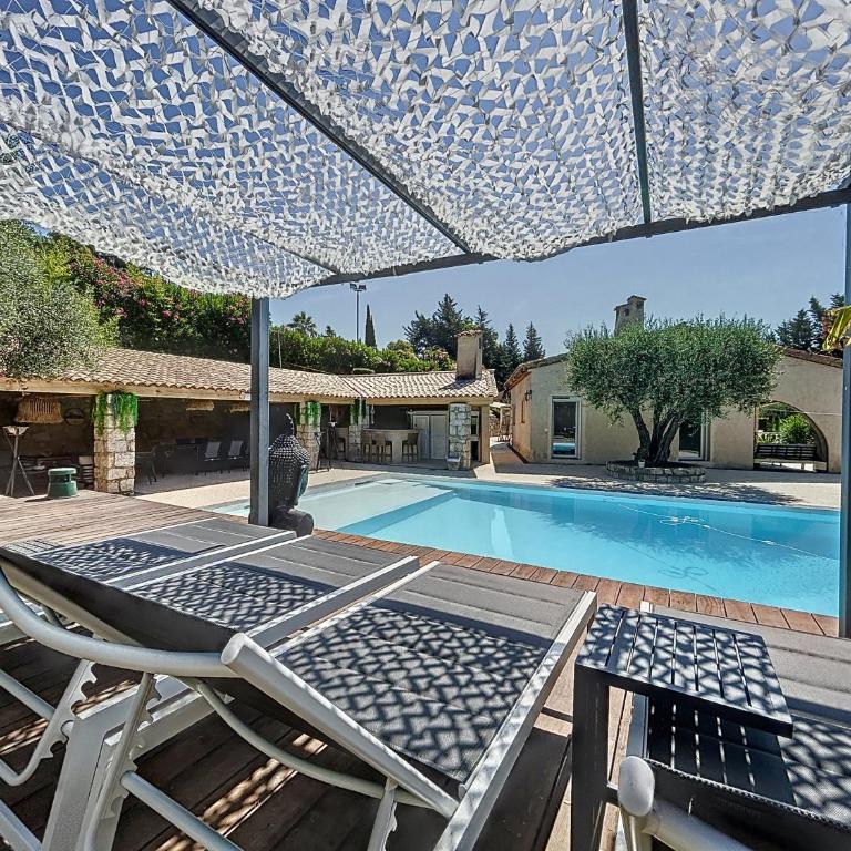 Villa-Piscine-Tennis-Spa-French Riviera - Villa - 40
