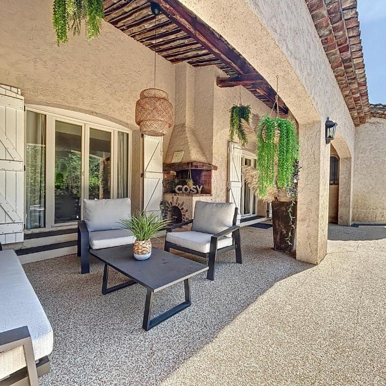 Villa-Piscine-Tennis-Spa-French Riviera - Villa - 47