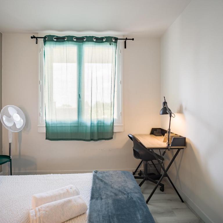 Le Gatsby - Chambre 3 - Prox Hypercentre - Camera Matrimoniale Standard con Bagno in Comune - 3